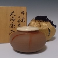 火襷 　象牙蓋　木村陶峰