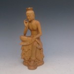 木彫　弥勒菩薩半跏像