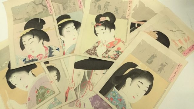 美人浮世絵など明治期の木版画や油絵を買入れ致しました。｜やましょう