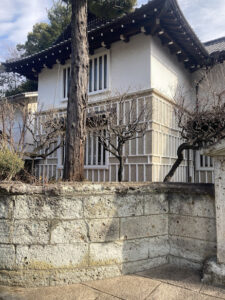 日本民藝館　石塀